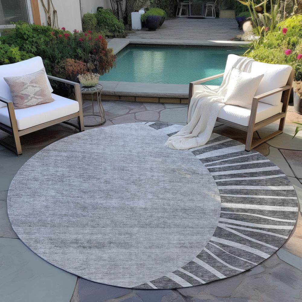 Chantille ACN668 Gray 8' x 8' Rug. Picture 7