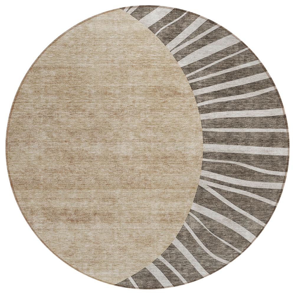 Chantille ACN668 Brown 8' x 8' Rug. Picture 1