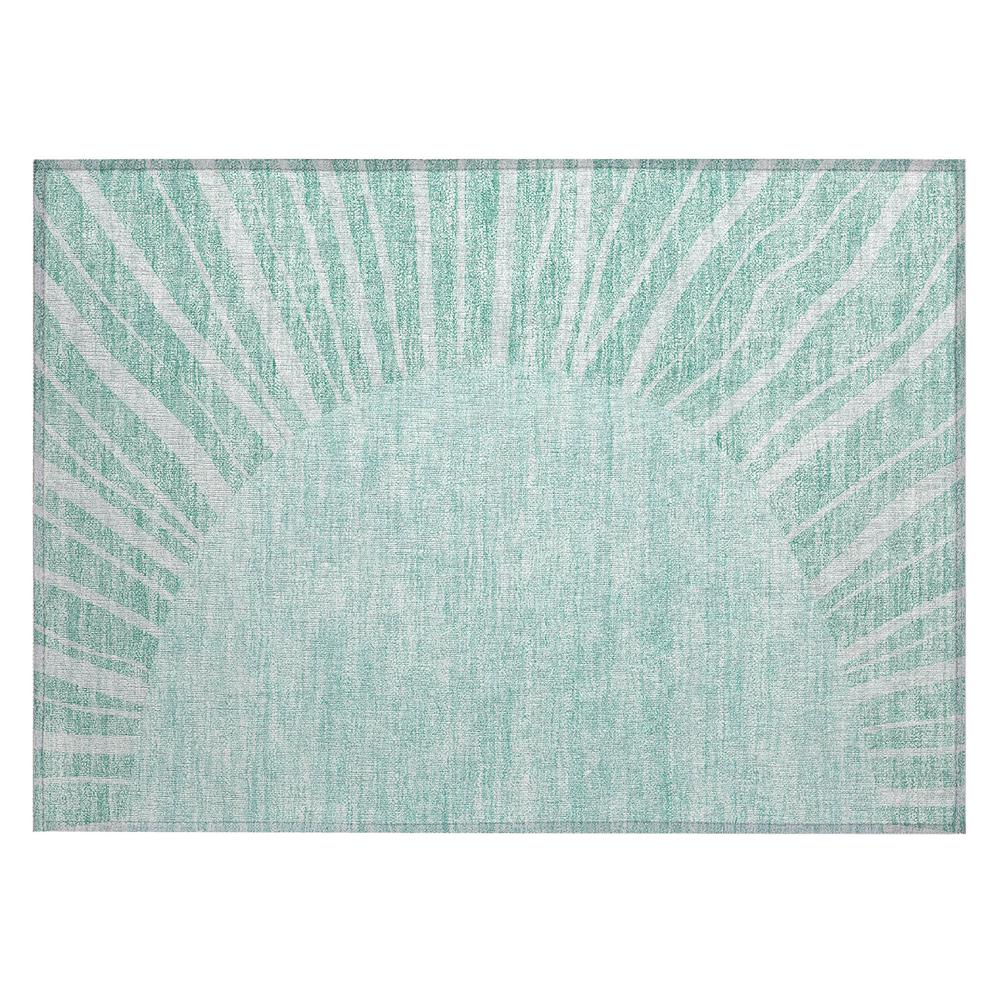 Chantille ACN668 Teal 1'8" x 2'6" Rug. Picture 1
