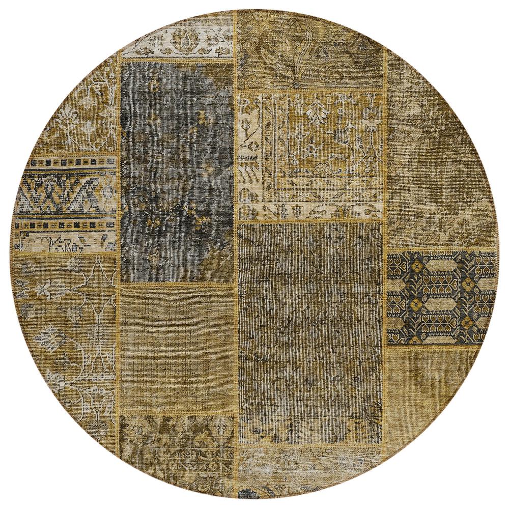 Chantille ACN669 Brown 8' x 8' Rug. Picture 1