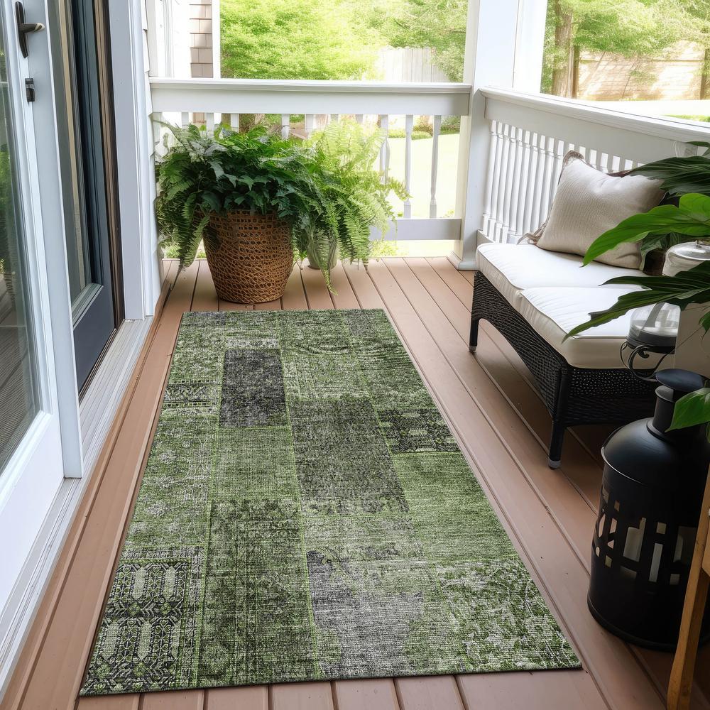Chantille ACN669 Green 2'3" x 7'6" Rug. Picture 7