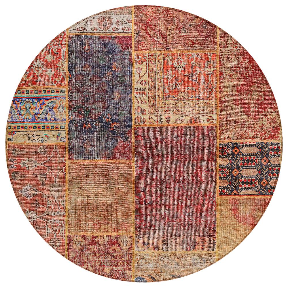 Chantille ACN669 Red 8' x 8' Rug. Picture 1