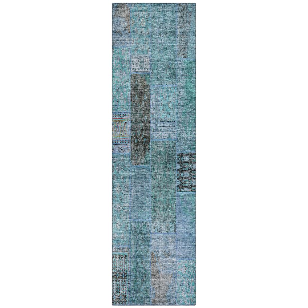 Chantille ACN669 Teal 2'3" x 7'6" Rug. Picture 1