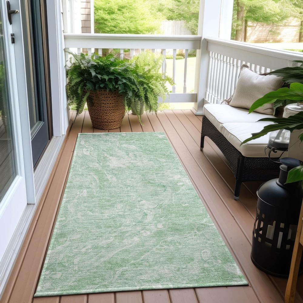 Chantille ACN670 Green 2'3" x 7'6" Rug. Picture 7
