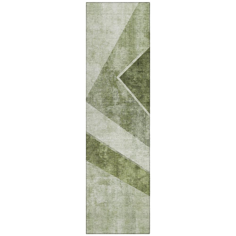Chantille ACN671 Green 2'3" x 7'6" Rug. Picture 1
