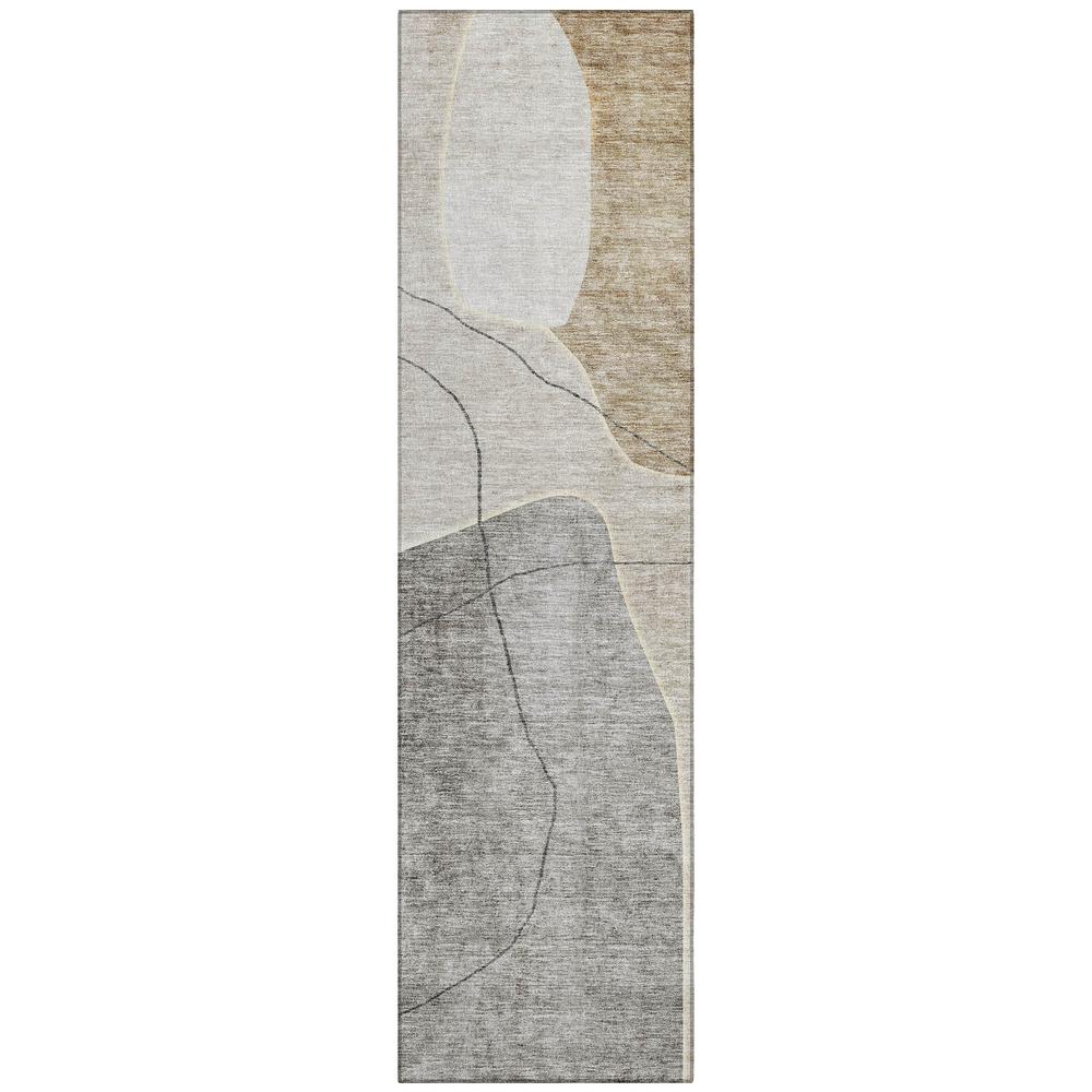 Chantille ACN672 Brown 2'3" x 7'6" Rug. Picture 1