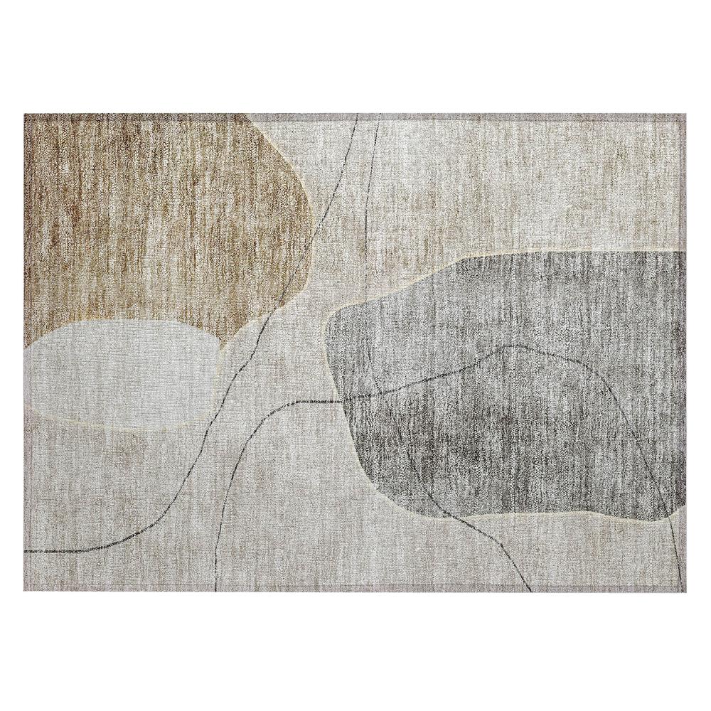 Chantille ACN672 Brown 1'8" x 2'6" Rug. Picture 1