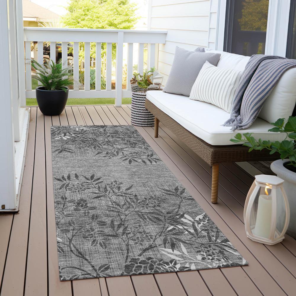 Chantille ACN673 Gray 2'3" x 7'6" Rug. Picture 7