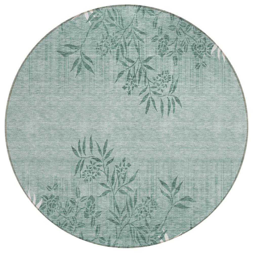 Chantille ACN673 Green 8' x 8' Rug. Picture 1