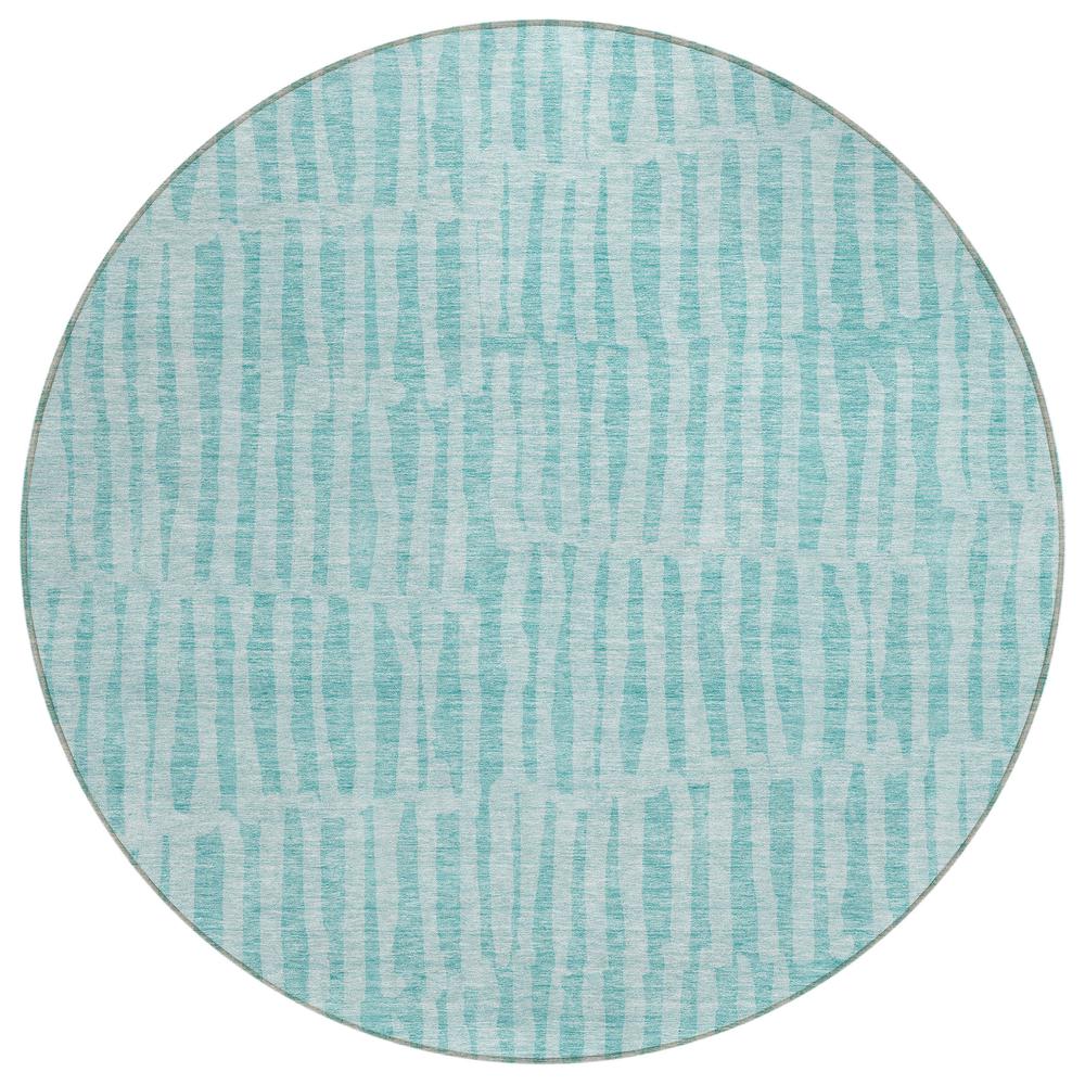 Chantille ACN674 Teal 8' x 8' Rug. Picture 1