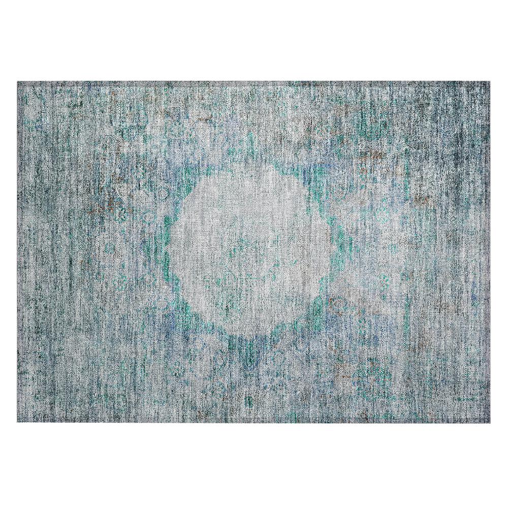Chantille ACN675 Teal 1'8" x 2'6" Rug. Picture 1