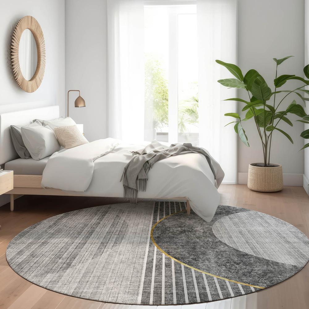 Chantille ACN676 Gray 8' x 8' Rug. Picture 6