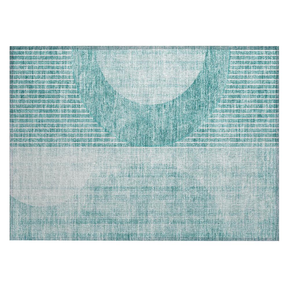 Chantille ACN676 Teal 1'8" x 2'6" Rug. Picture 1