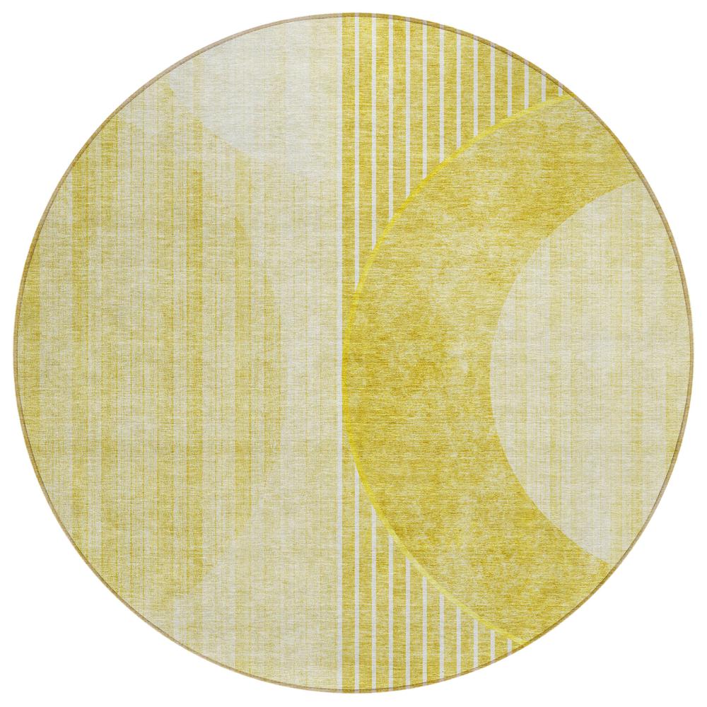 Chantille ACN676 Gold 8' x 8' Rug. Picture 1