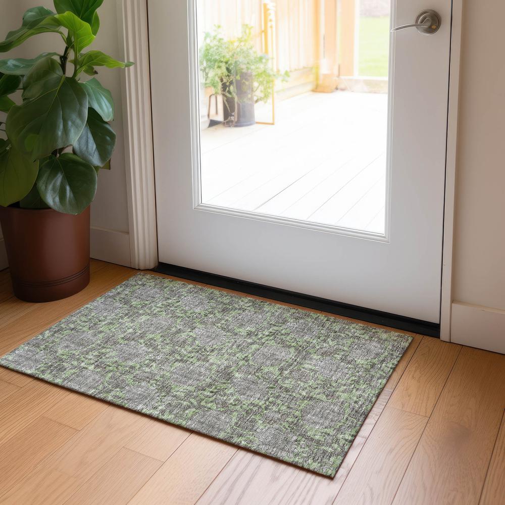 Chantille ACN677 Green 1'8" x 2'6" Rug. Picture 6