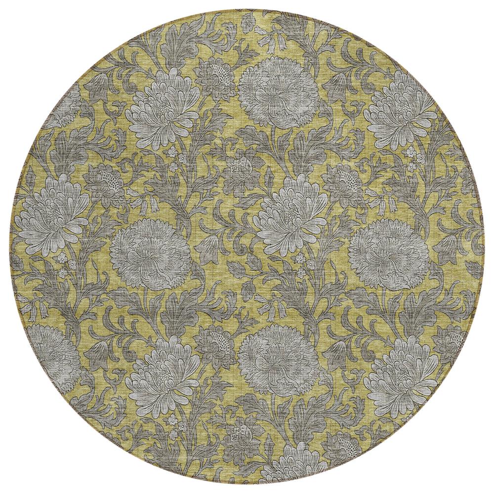 Chantille ACN677 Gold 8' x 8' Rug. Picture 1