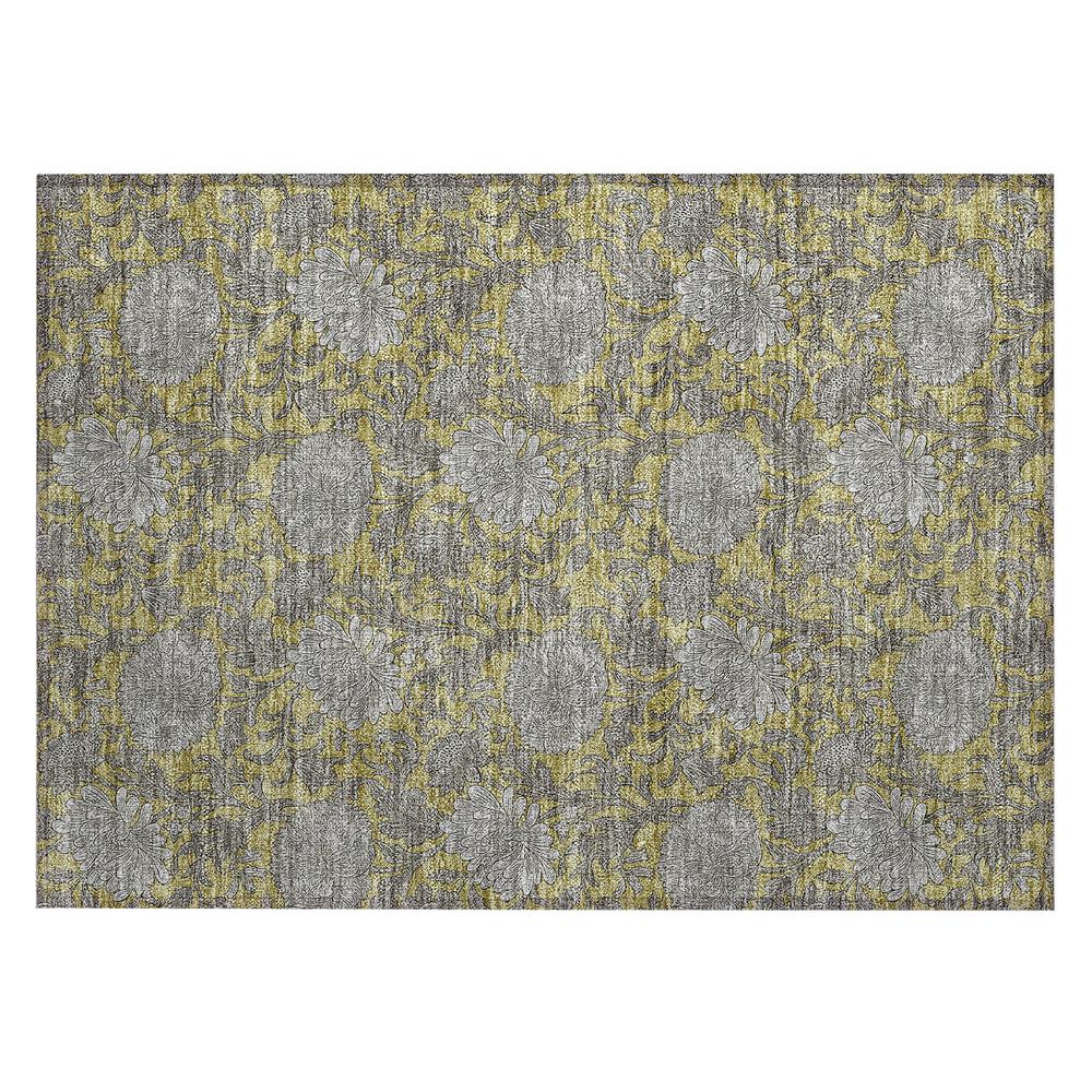 Chantille ACN677 Gold 1'8" x 2'6" Rug. Picture 1
