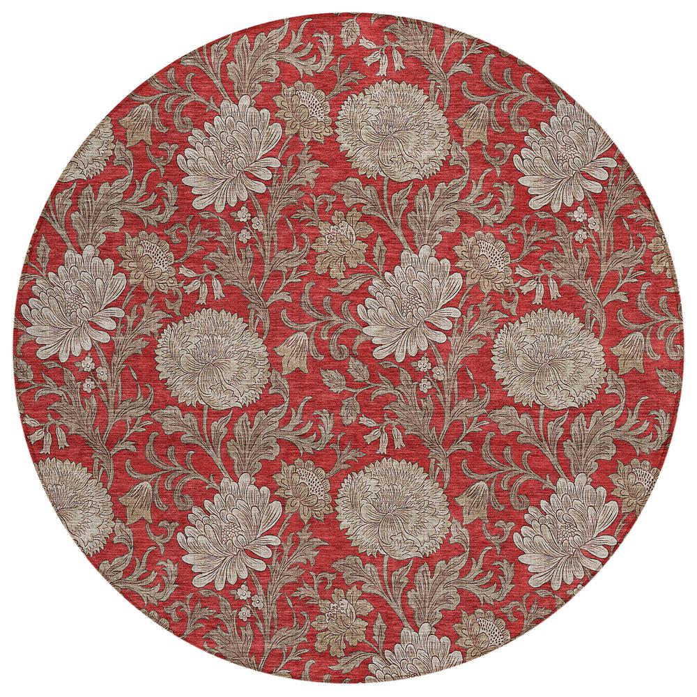 Chantille ACN677 Red 8' x 8' Rug. Picture 1