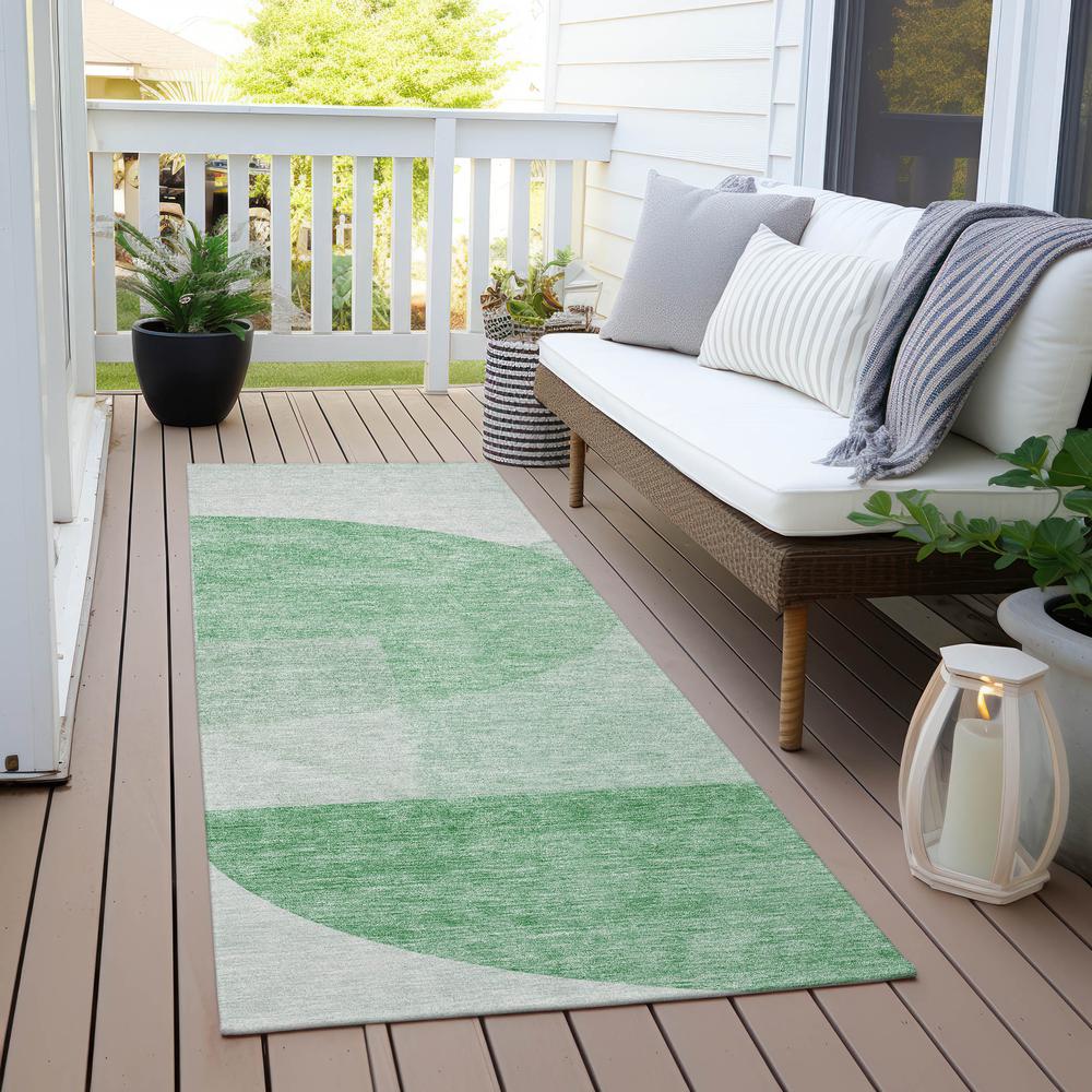 Chantille ACN678 Green 2'3" x 7'6" Rug. Picture 7