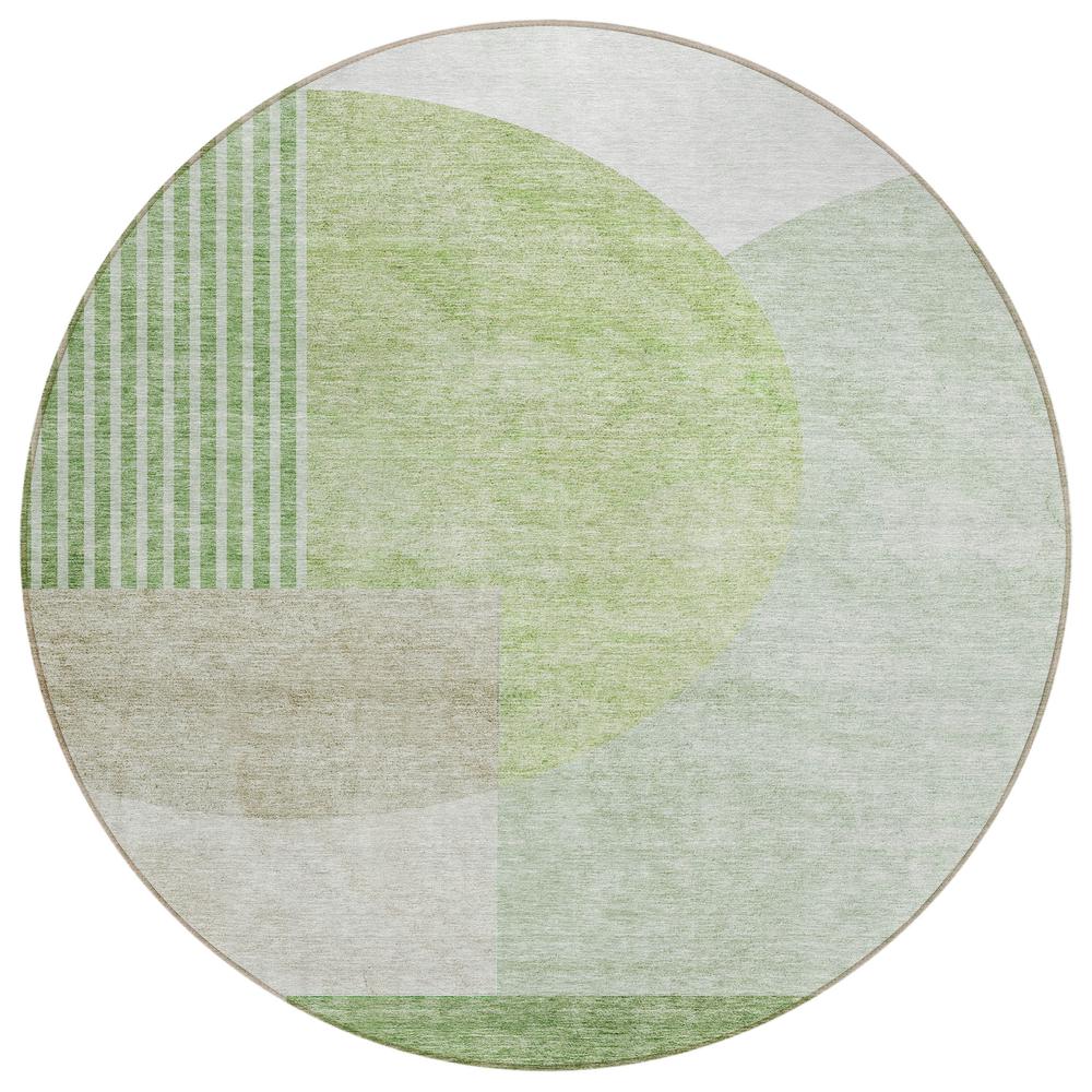 Chantille ACN678 Green 8' x 8' Rug. Picture 1