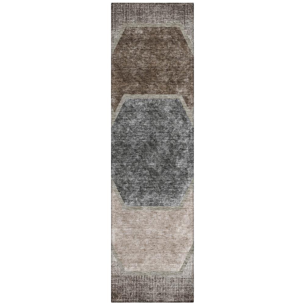 Chantille ACN679 Brown 2'3" x 7'6" Rug. Picture 1