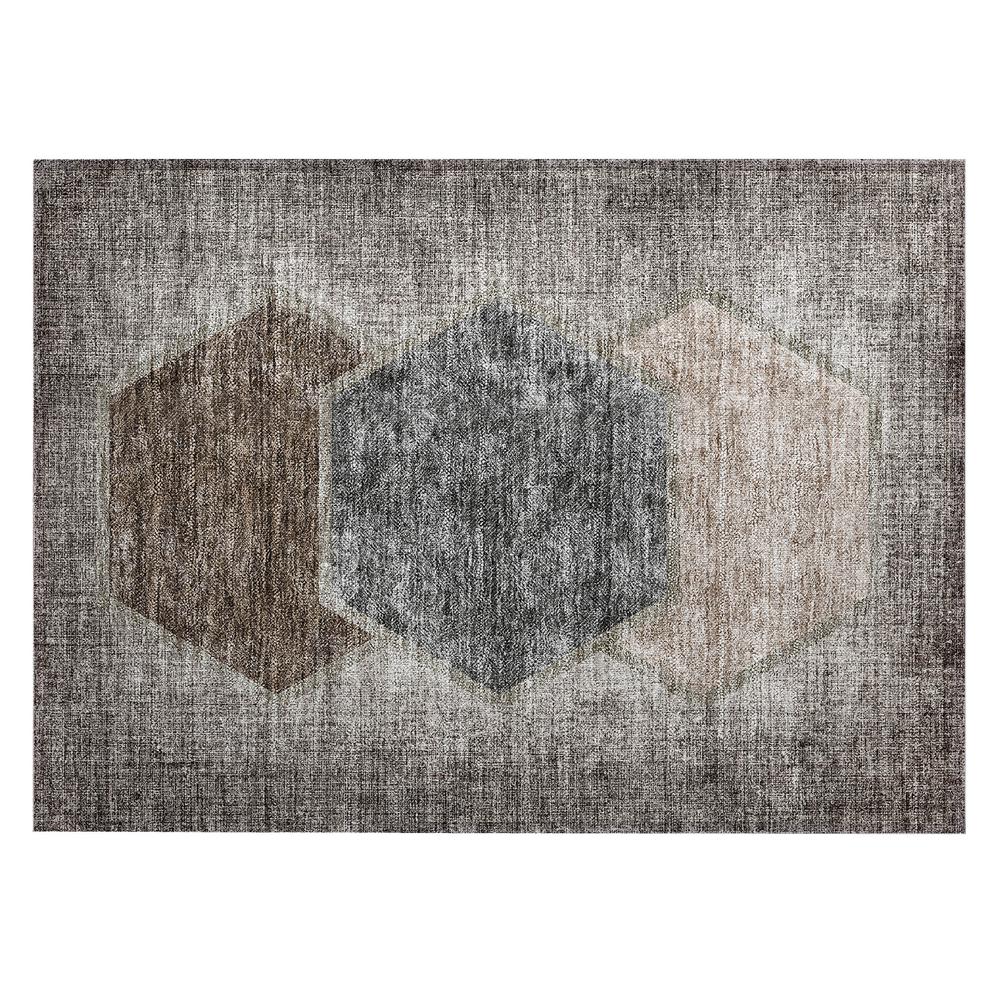 Chantille ACN679 Brown 1'8" x 2'6" Rug. Picture 1