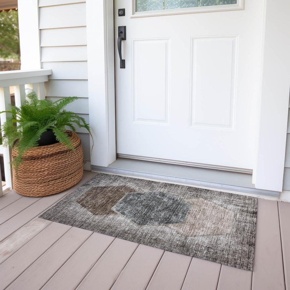 Chantille ACN679 Brown 1'8" x 2'6" Rug. Picture 7