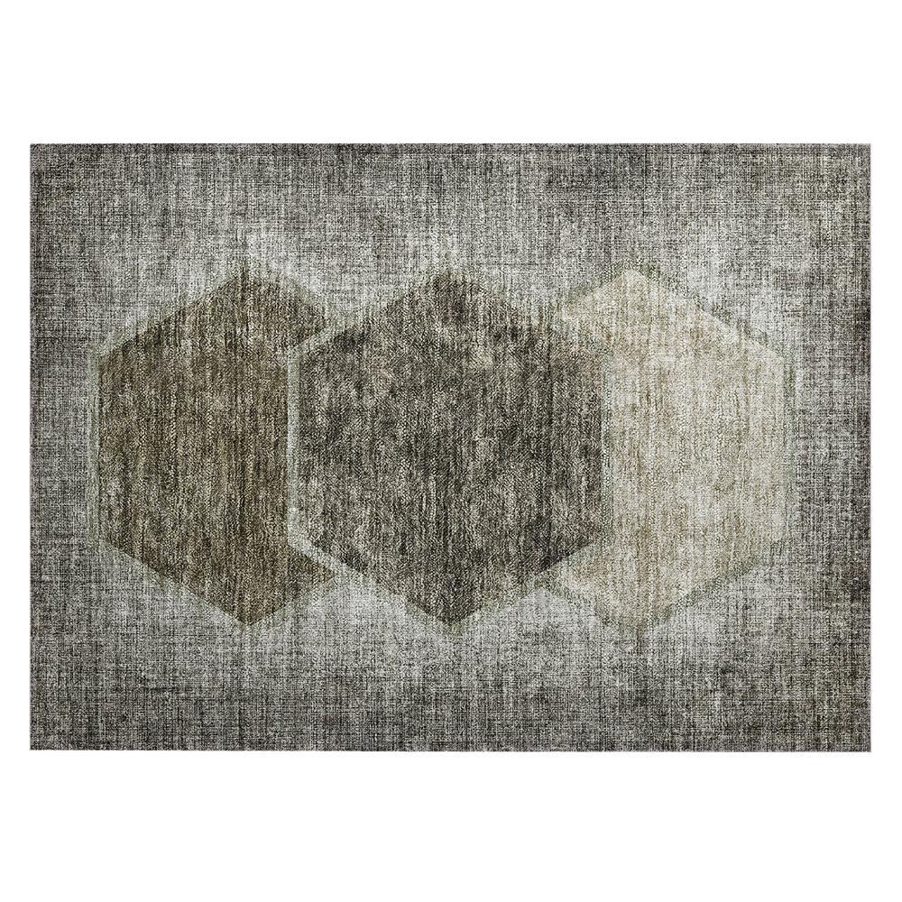 Chantille ACN679 Brown 1'8" x 2'6" Rug. Picture 1