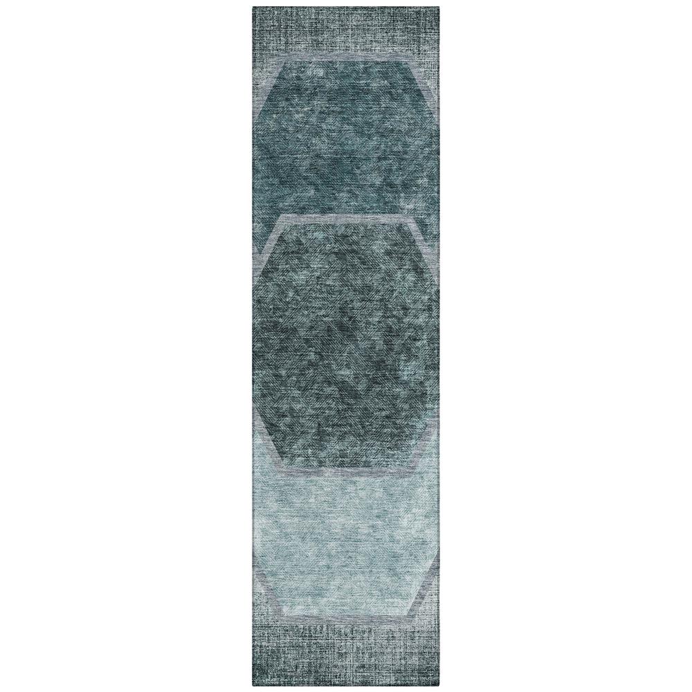 Chantille ACN679 Teal 2'3" x 7'6" Rug. Picture 1