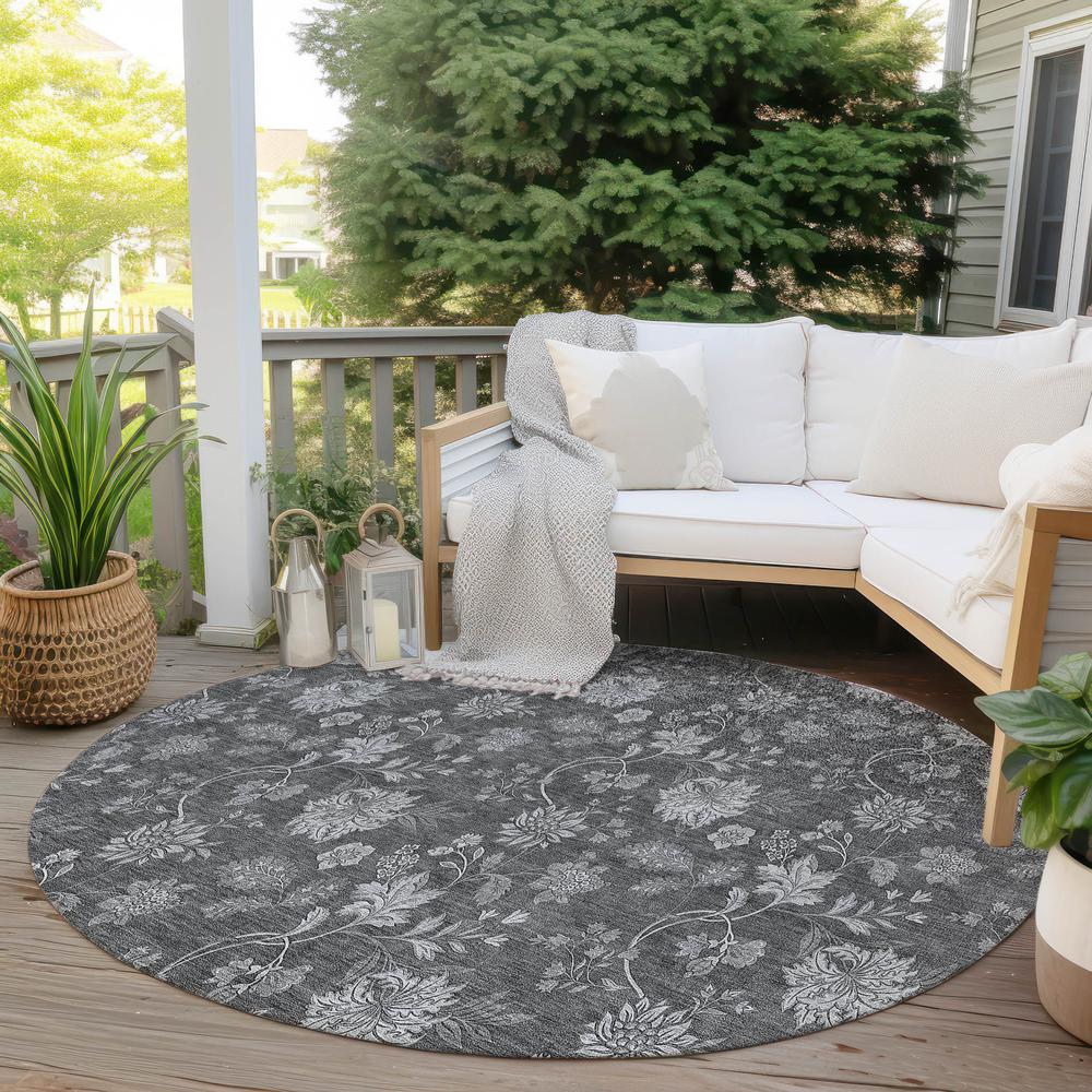 Chantille ACN680 Gray 8' x 8' Rug. Picture 7