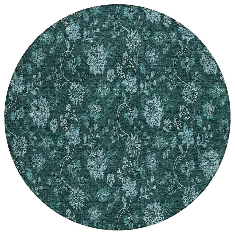 Chantille ACN680 Teal 8' x 8' Rug. Picture 1