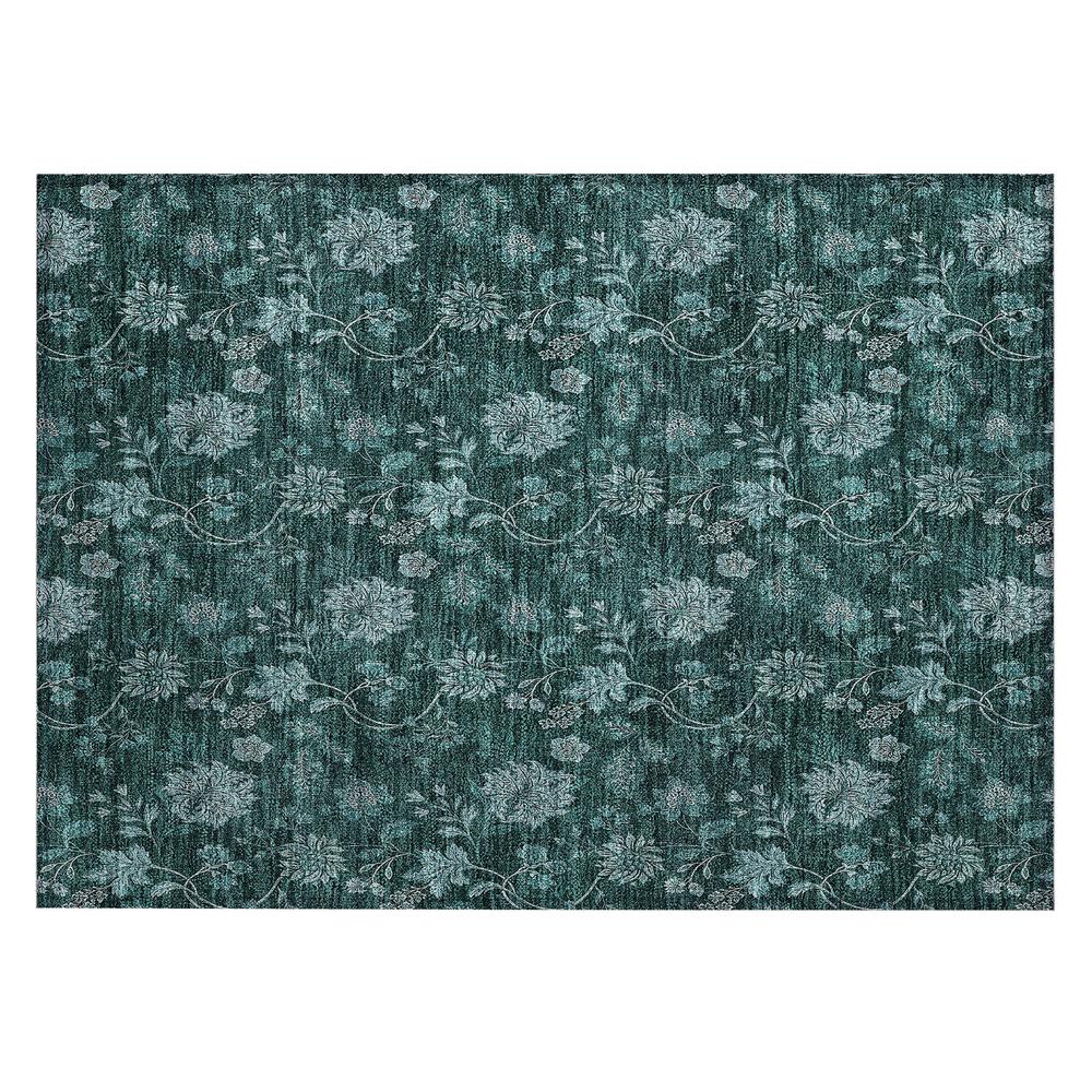 Chantille ACN680 Teal 1'8" x 2'6" Rug. Picture 1