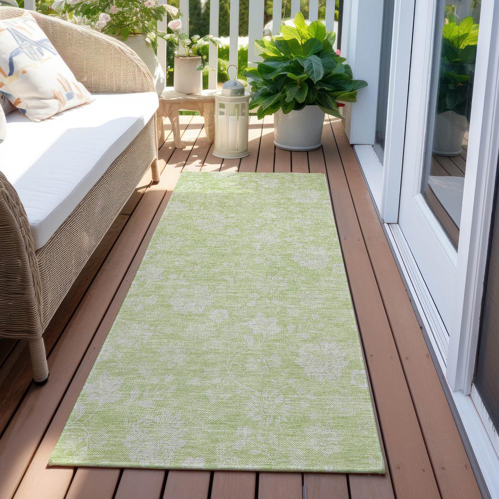 Chantille ACN681 Green 2'3" x 7'6" Rug. Picture 7