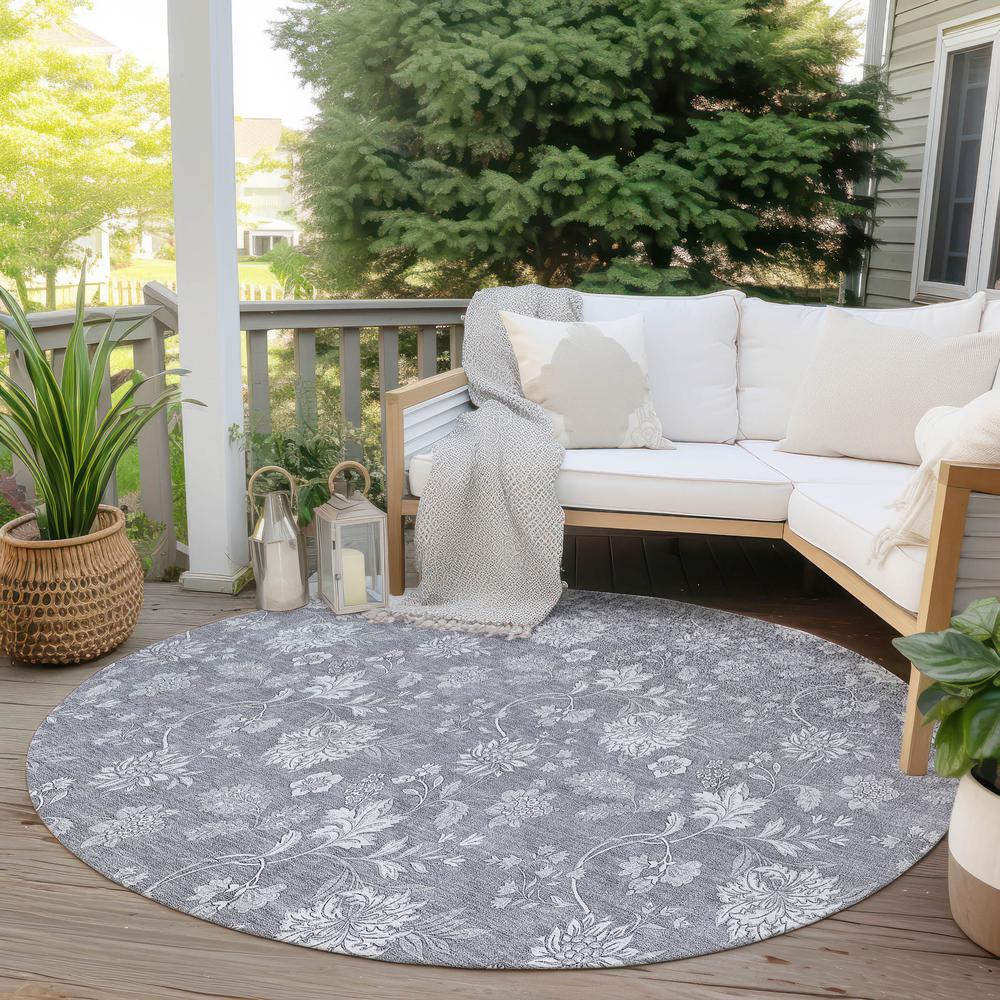 Chantille ACN681 Gray 8' x 8' Rug. Picture 7
