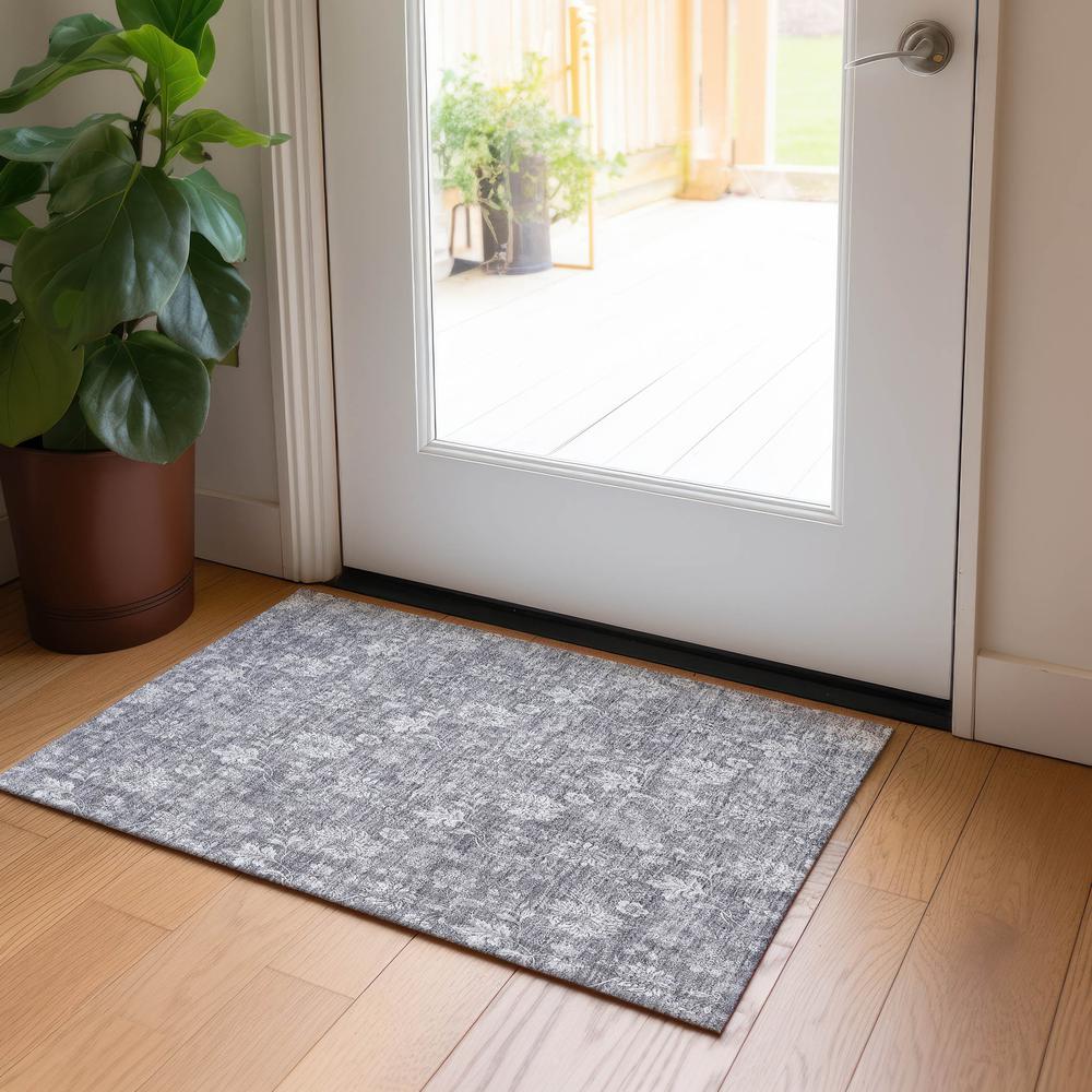 Chantille ACN681 Gray 1'8" x 2'6" Rug. Picture 6