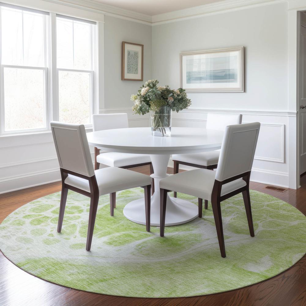Chantille ACN682 Green 8' x 8' Rug. Picture 6