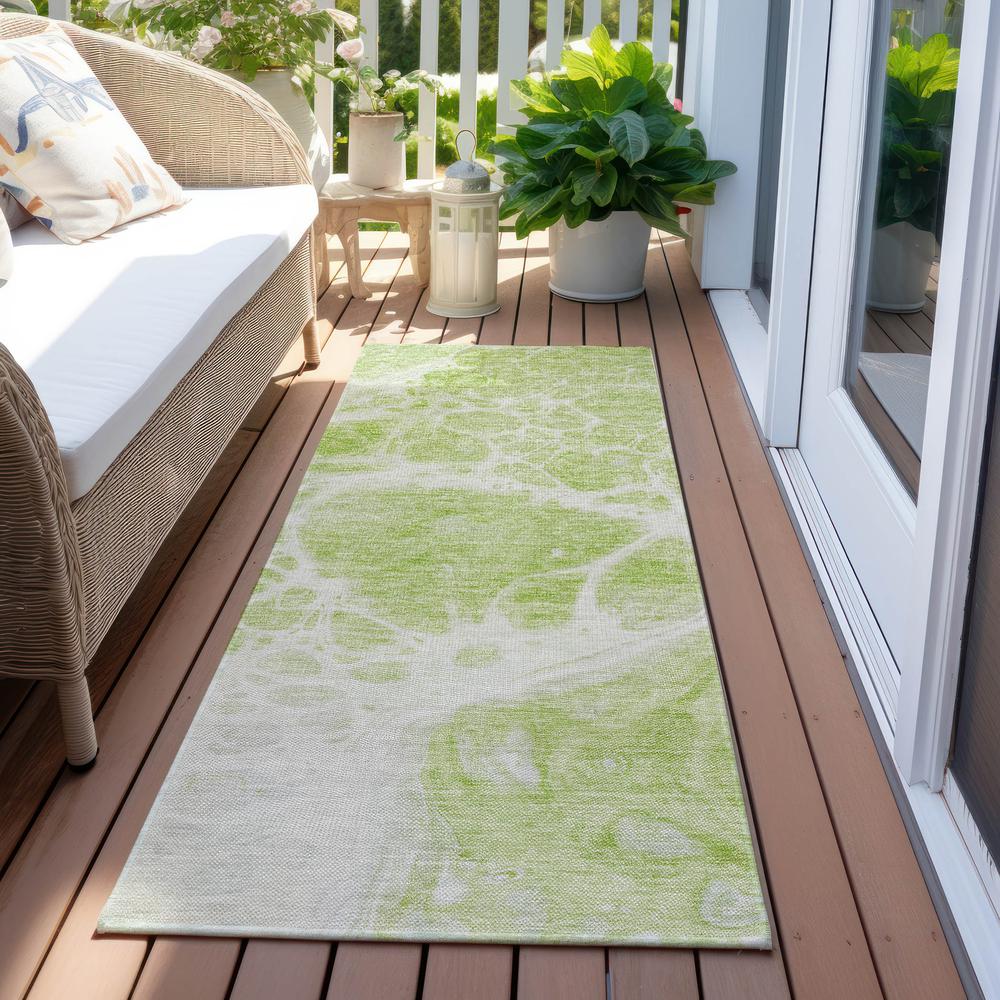 Chantille ACN682 Green 2'3" x 7'6" Rug. Picture 7