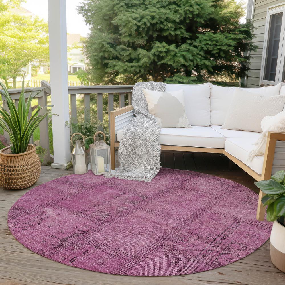 Chantille ACN685 Pink 8' x 8' Rug. Picture 8