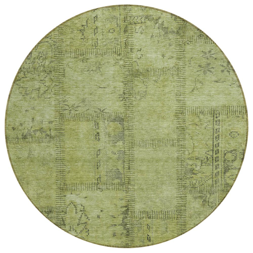 Chantille ACN685 Green 8' x 8' Rug. Picture 1