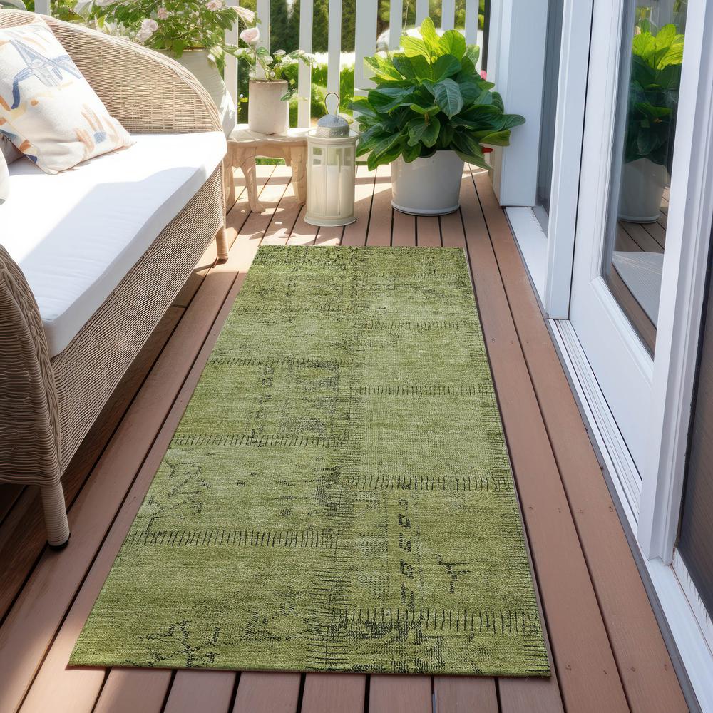 Chantille ACN685 Green 2'3" x 7'6" Rug. Picture 7