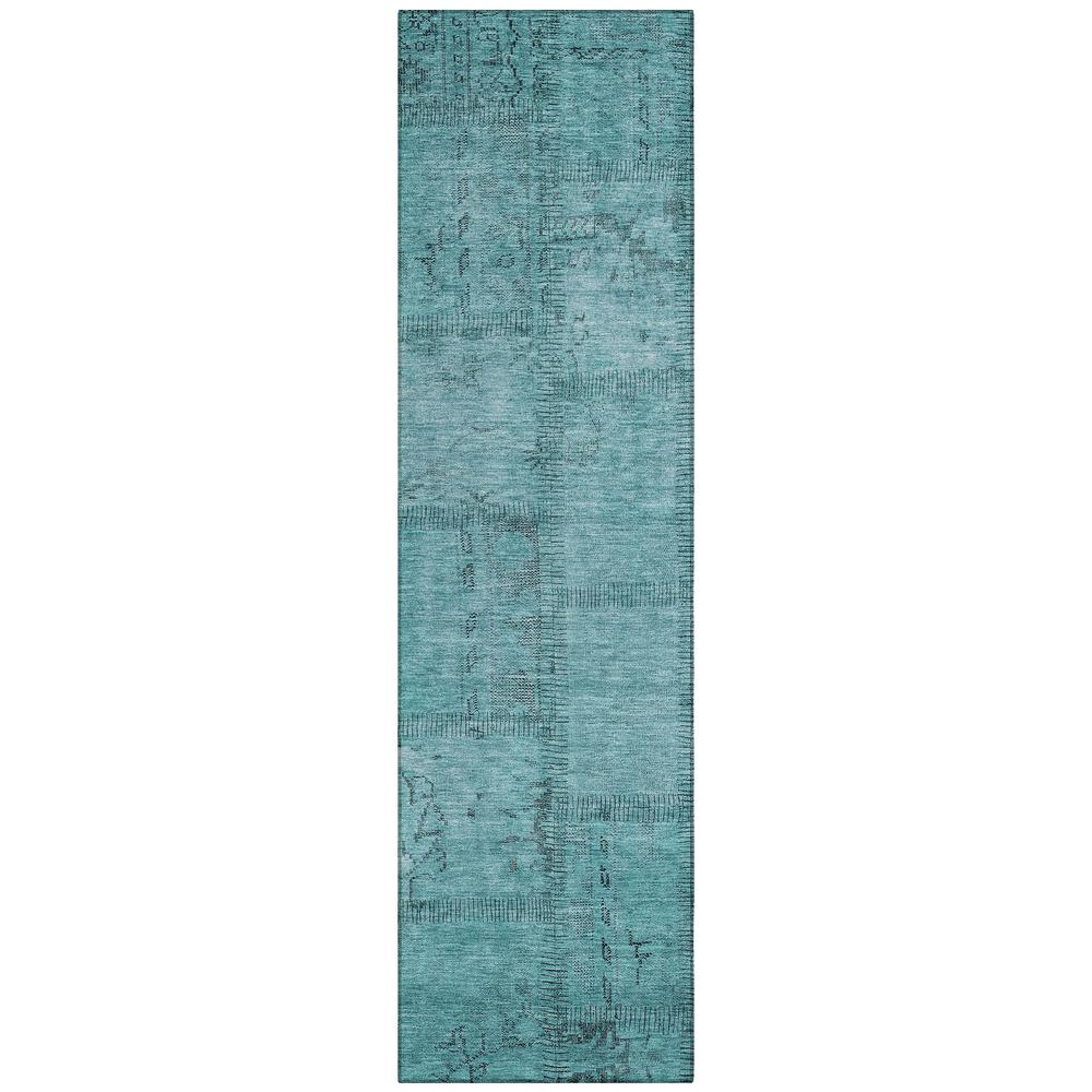 Chantille ACN685 Teal 2'3" x 7'6" Rug. Picture 1