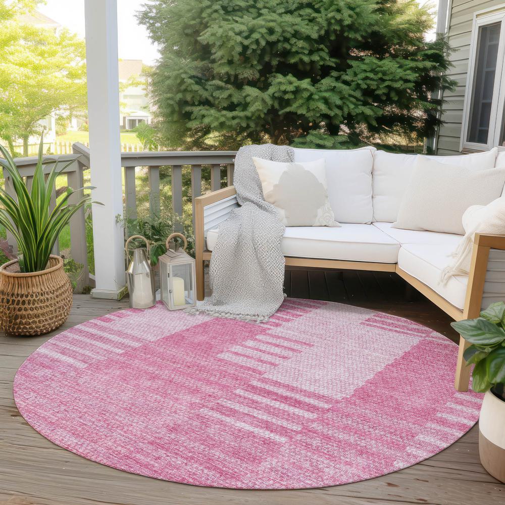 Chantille ACN686 Pink 8' x 8' Rug. Picture 8