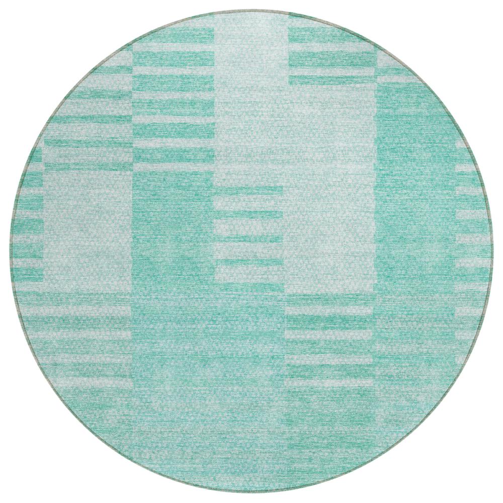 Chantille ACN686 Teal 8' x 8' Rug. Picture 1