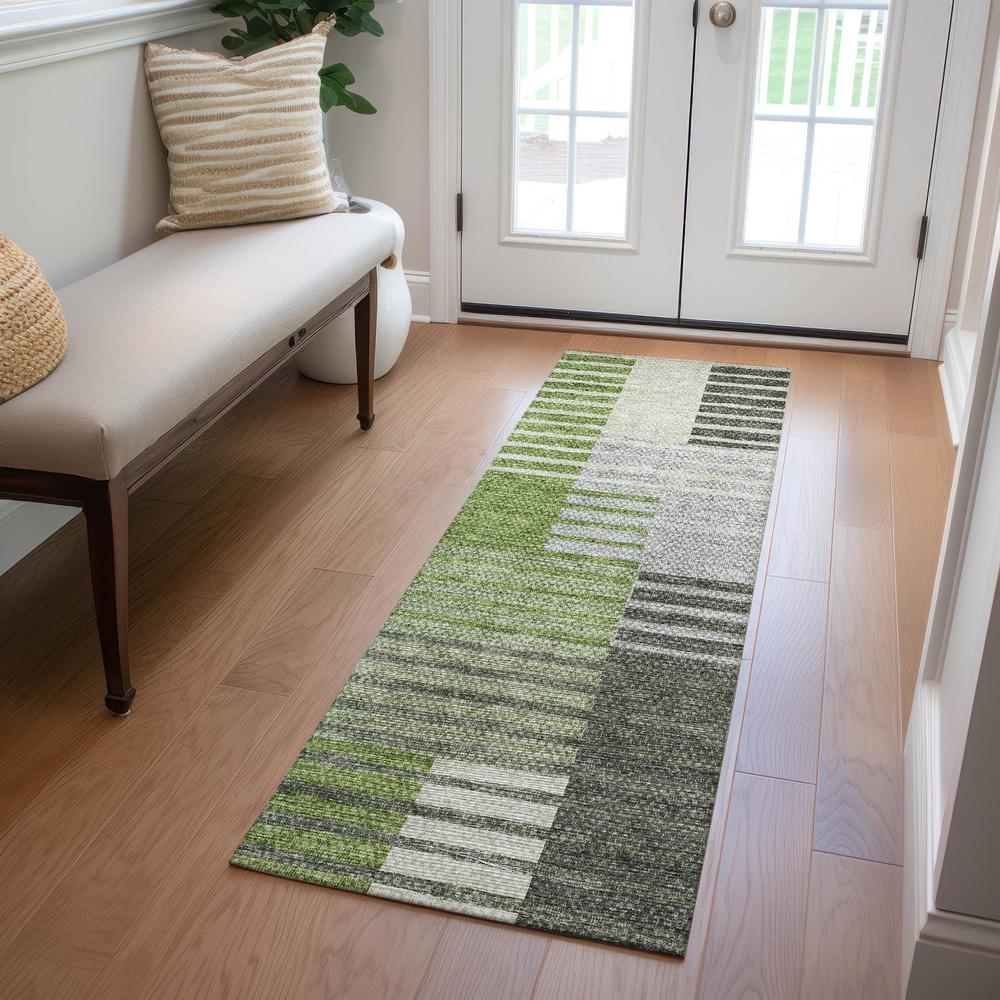 Chantille ACN687 Green 2'3" x 7'6" Rug. Picture 6