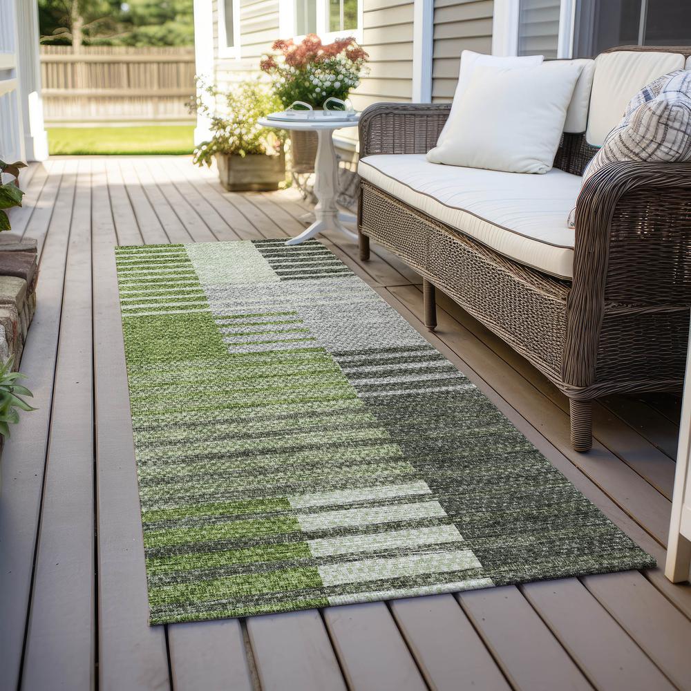 Chantille ACN687 Green 2'3" x 7'6" Rug. Picture 7