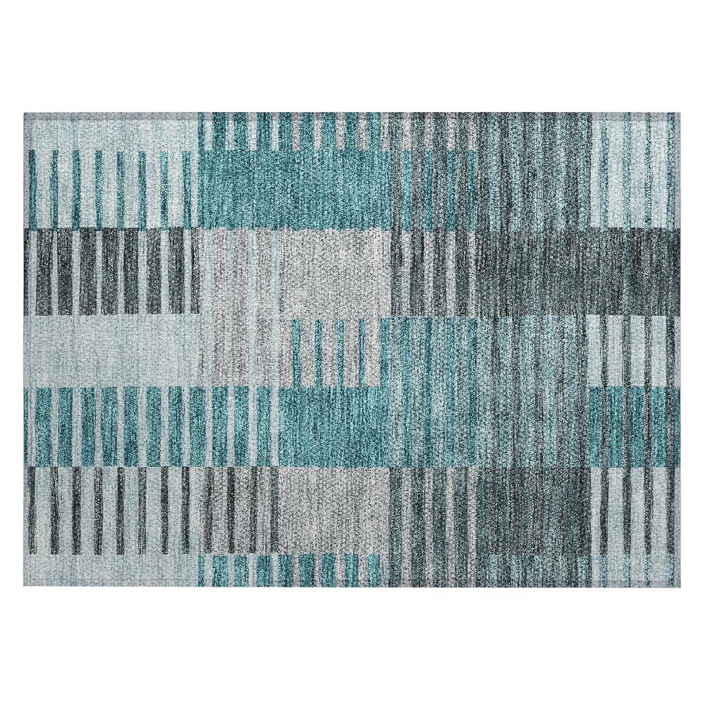 Chantille ACN687 Teal 1'8" x 2'6" Rug. Picture 1