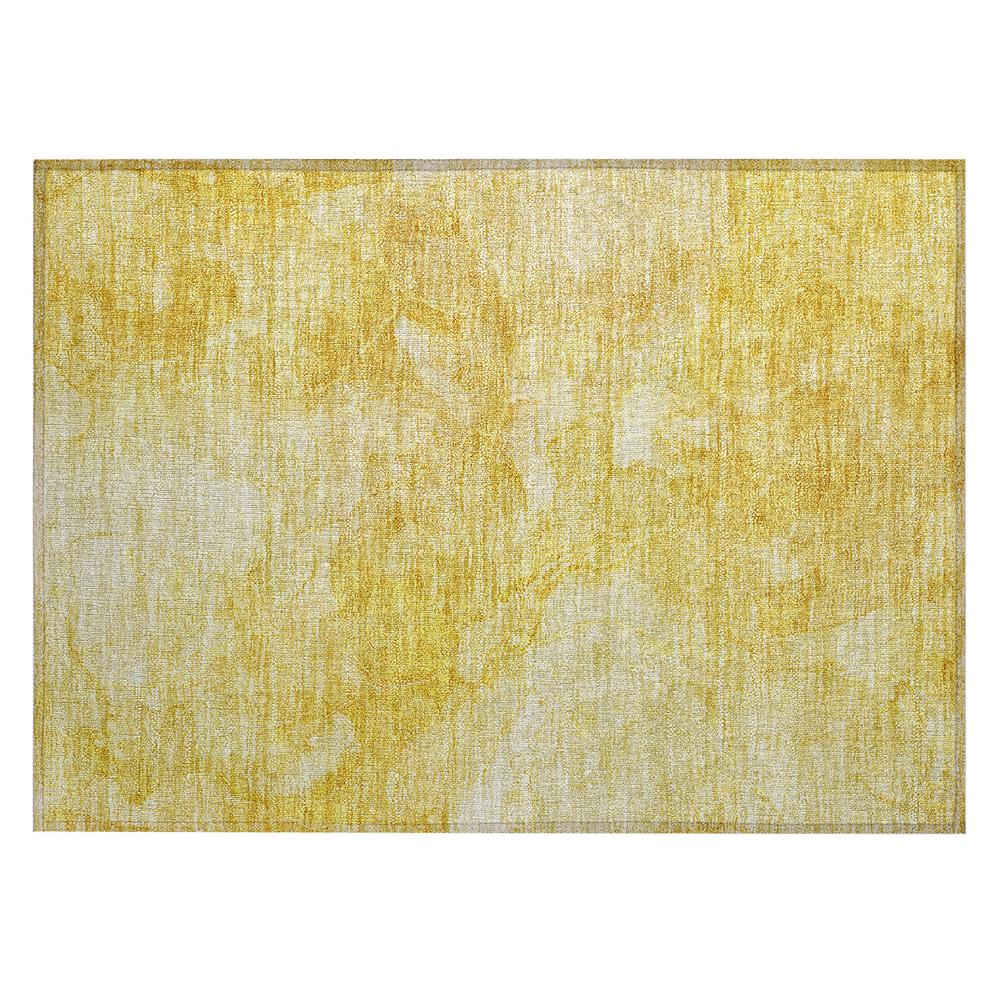 Chantille ACN688 Gold 1'8" x 2'6" Rug. Picture 1