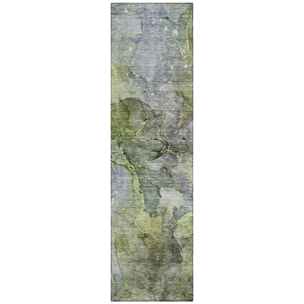 Chantille ACN689 Green 2'3" x 7'6" Rug. Picture 1