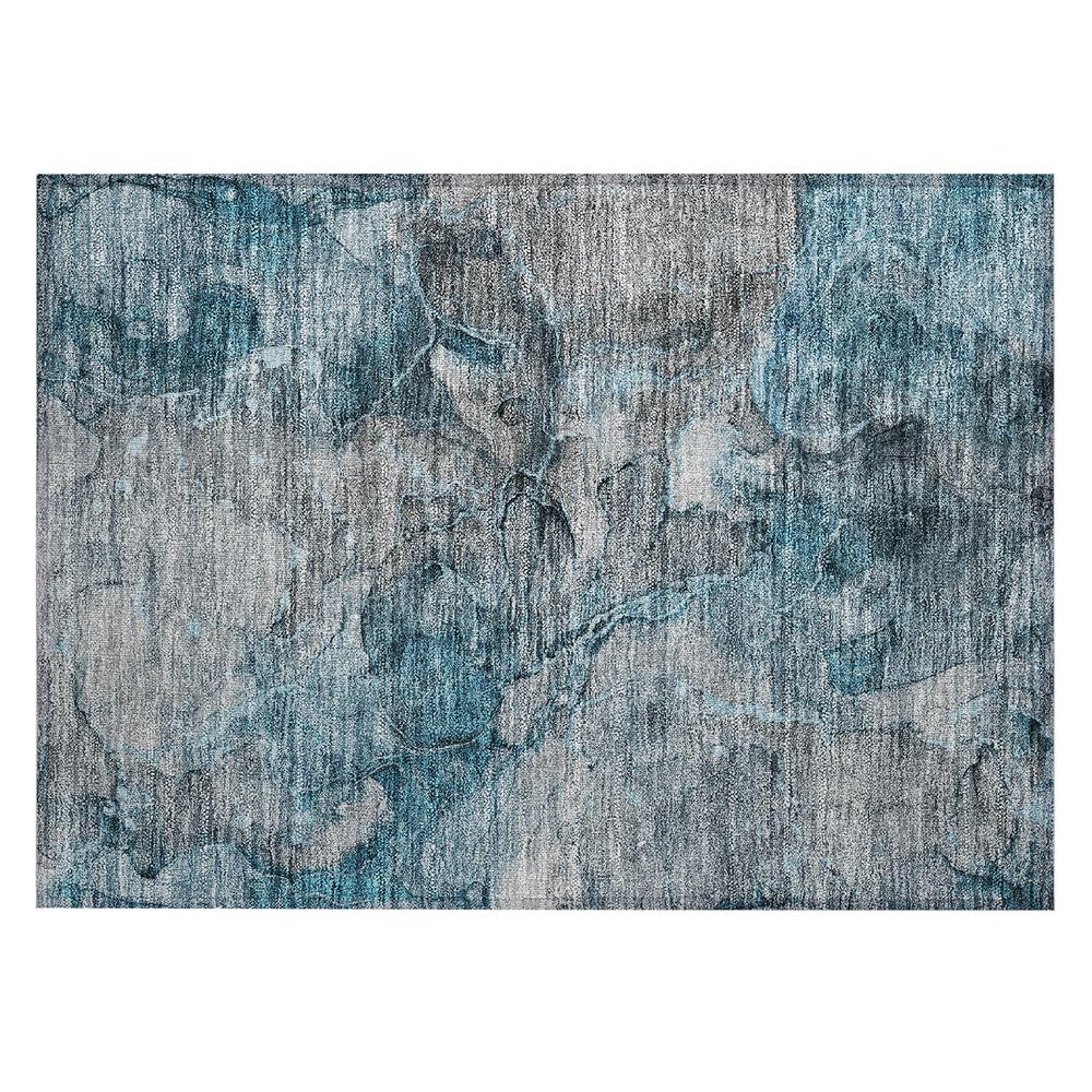 Chantille ACN689 Teal 1'8" x 2'6" Rug. Picture 1