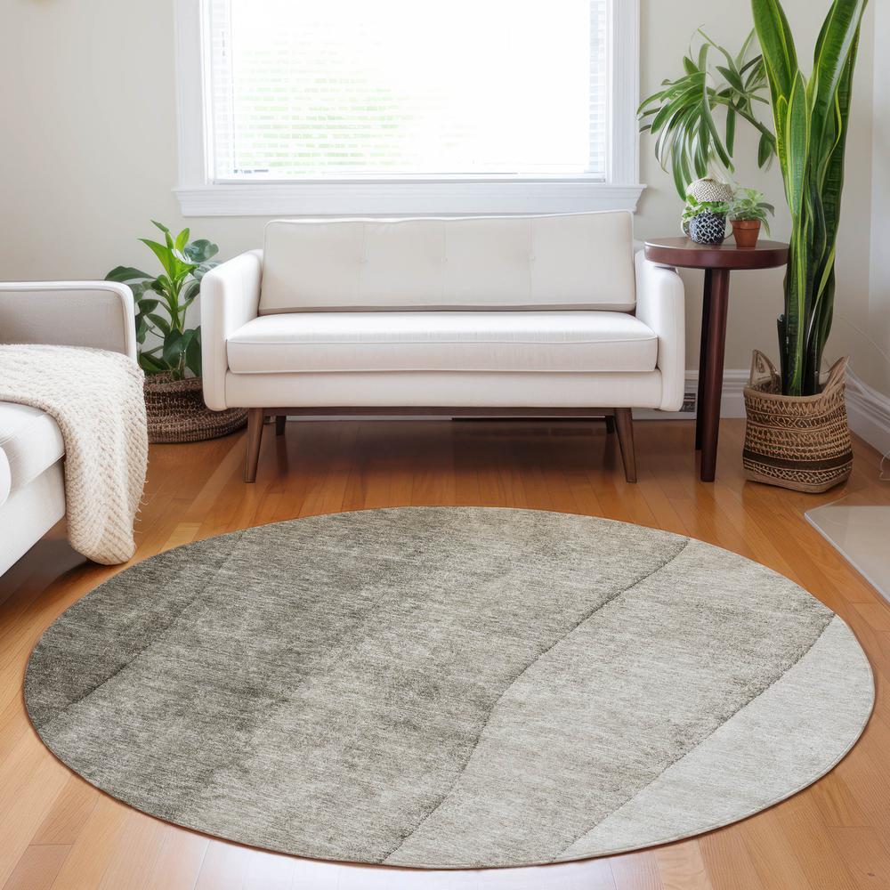 Chantille ACN690 Brown 8' x 8' Rug. Picture 6